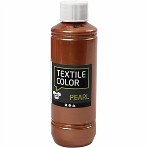 Textile Color, perlemor, kobber, 250ml